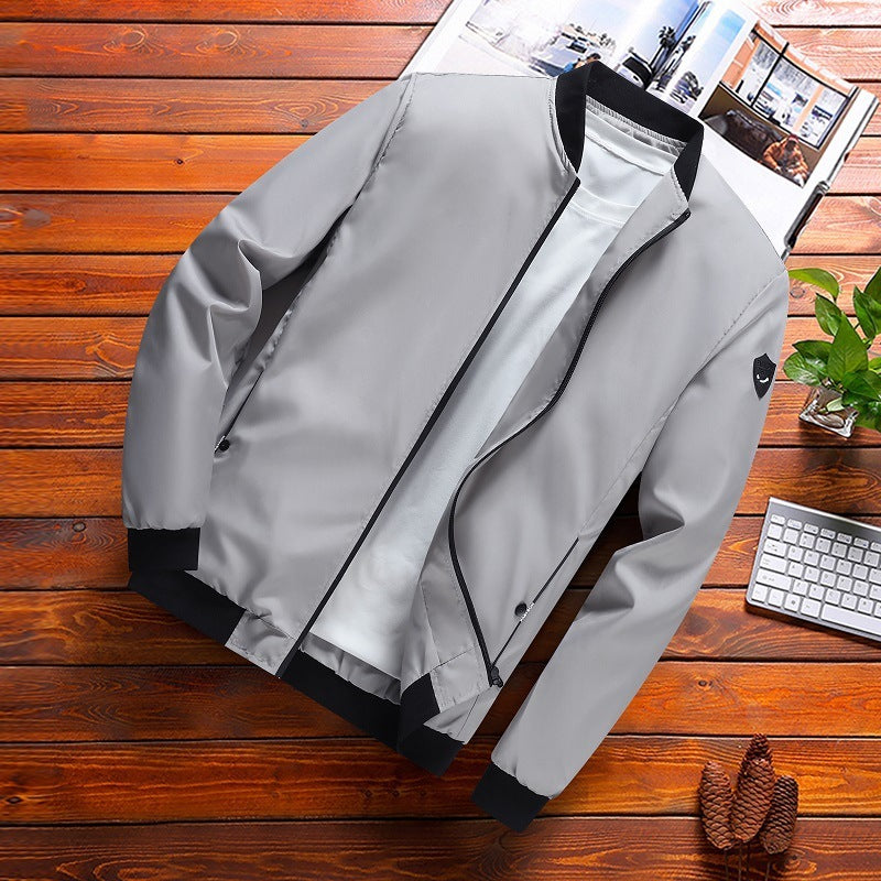 Men Minimalist Bomber Jacket | Bailey
