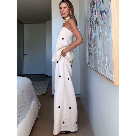 Women Polka Dot Co-Ord Set