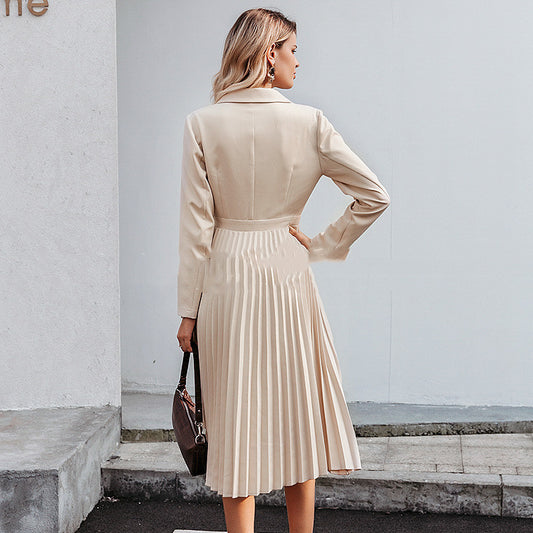 Women Pleated  pleated dress